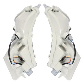 Silscvtt 2 PCS Front Fog Lights Lamps Assembly Replacement for Camry XSE XLE 2015 2016 2017 DRL Left and Right Side with Bezel Switch 8151006050 TO2531153