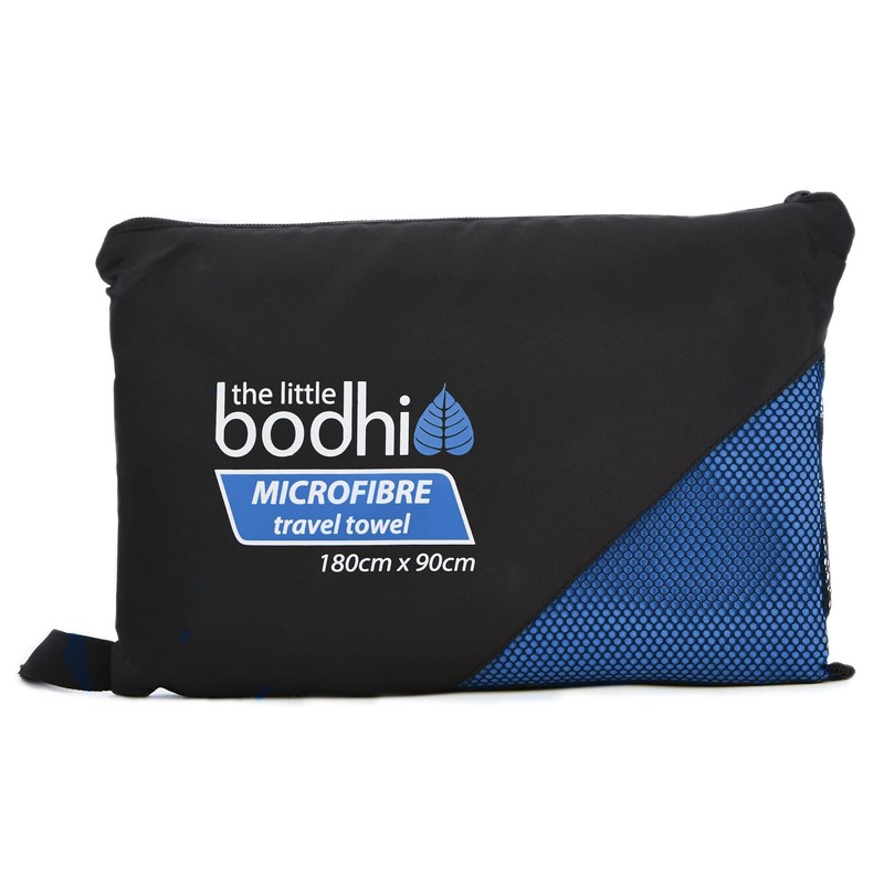 Microfibre Travel Towel - 180x90cm Blue