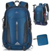 RAINSMORE Hiking Backpack Men Women 40L Waterproof Backpack Lightweight Foldable