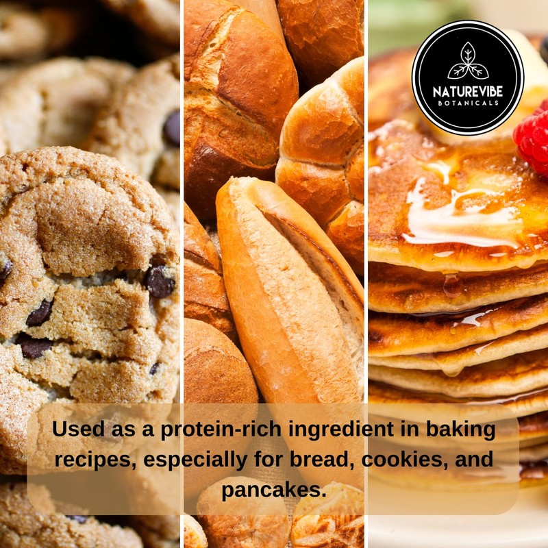 Naturevibe Botanicals Defatted Soy Flour 5 lb | High-Protein, Low-Fat