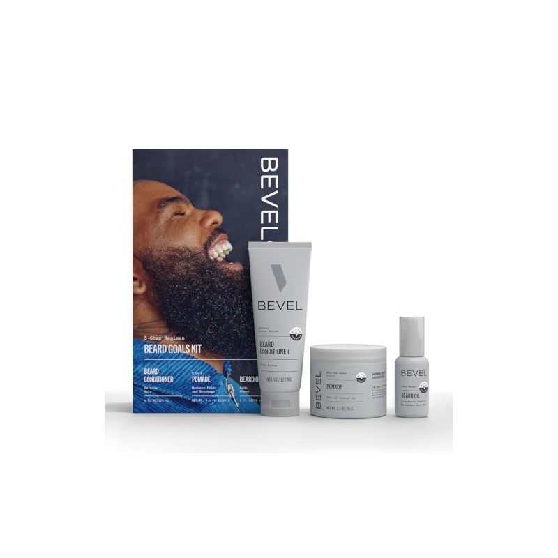 Bevel Mens Beard Grooming Kit - Includes Beard Conditioner, Beard