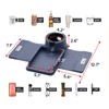 Couch Cup Holder Tray, Elimiko Silicone Sofa Drink Holder with