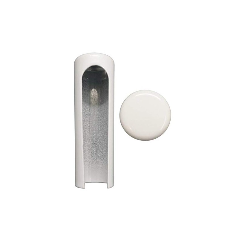 SFS Estetic 2D Door Hinge White Cover Caps Only Pair