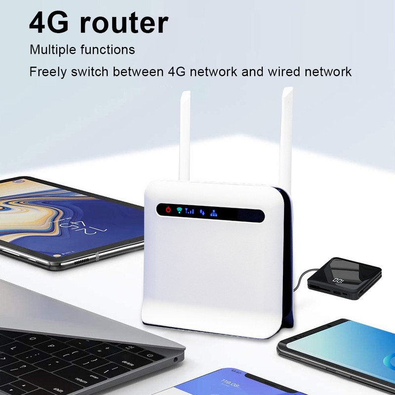 4G Router Industrial Grade Vertical Full Network Europe Africa 2-in-1