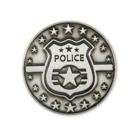 LOGOS COINS Police Officers Love Expression Coin, Bulk Pack of 3, Gift of Appreciation for Law Enforcement & Public Servants, Keepsake Pocket Token of Prayer & Divine Protection for Men & Women, EDC Coin