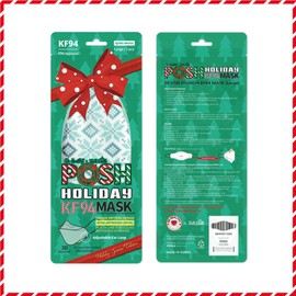 Posh KF94 Mask [Pack of 10] Holiday Special - Adult (H07) (MADE IN KOREA)