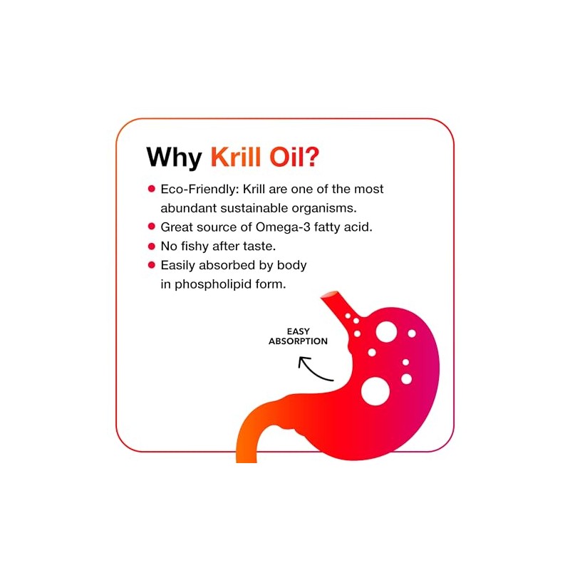 Megared Ultra Strength Omega-3 Krill Oil, 1000 mg, 60 Count