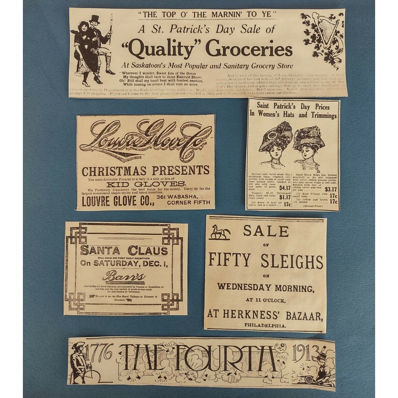 mixed holiday ephemera vintage junk journal supplies colla