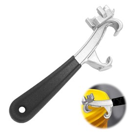 EsiFare aluminum bucket opener bucket lid wrench drum wrench drum can lid opener paint can lid opener wrench bucket opener can opener lid wrench convenience efficiency wear-resistant prevent