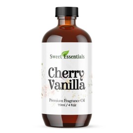Sweet Essentials Cherry Vanilla, 4oz Premium Fragrance Oil, Aromatherapy, Diffuser, Crafts & More
