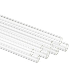 EKWB EK-Loop Acrylic Hard Tube, 12mm OD, 500mm, Clear, 8-Pack