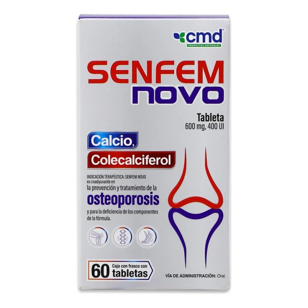 Sem 60 Tabs Calcio Colecalciferol Cmd Sabor Sin Sabor