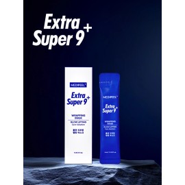 Medipeel Extra Super 9 Plus Water Glow Lifting Wrapping Mask 4ml x 4 - Korean Peel-Off Mask for Brightening, Pore Tightening & Radiant Skin