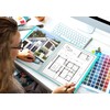 Dunwell 11x14 Portfolio Binder Folder (Aqua, Vertical) - Binder with