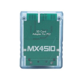 MX4SIO (Memory Expansion for SIO) SIO2SD SD Card Adapter for PS2 Memory Card SD Adapter Memory Card to Memory Card Adapter (Blue)