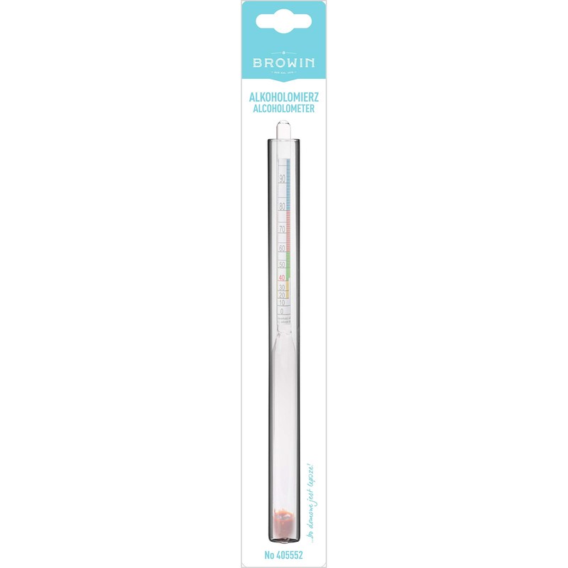 Browin Spólka Hydrometer with Potential Alcohol Scale, 14 g