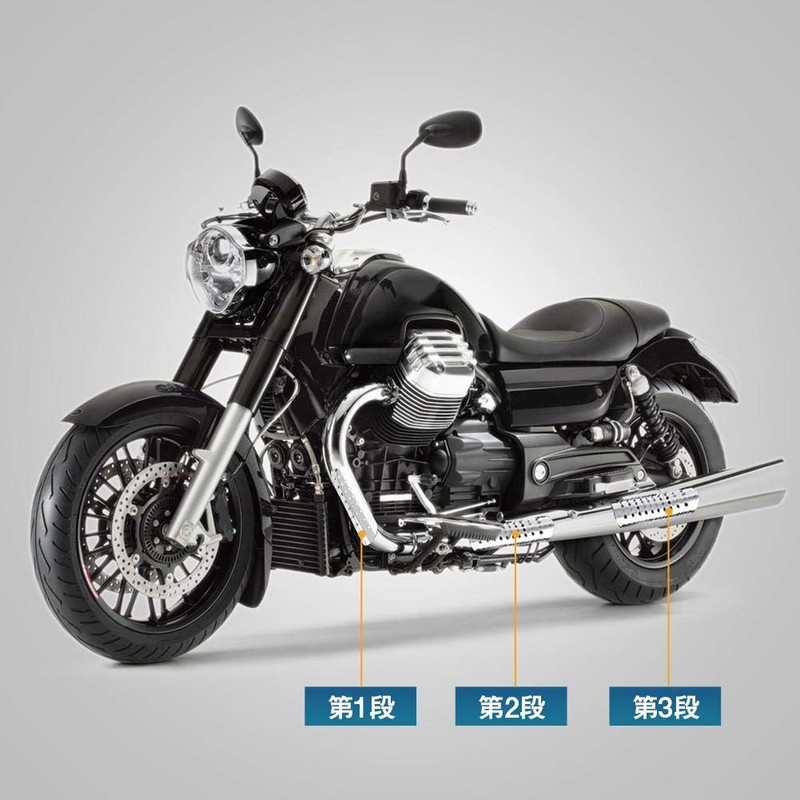 Universal Motorcycle Exhaust Pipe Heat Insulation Protection, Steel Hole Heat