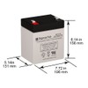 Acme Security Systems 602 Alarm Battery