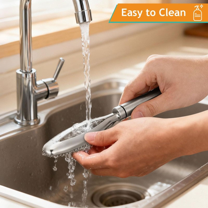 3pcs Stainless Steel Lung Remover Poultry Lung Scraper Practical Fish