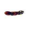 Wardani, french tortoiseshell barrette 2 tone buckle shape, handmade in
