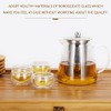 Luxtea Double-walled Borosilicate Teacup Glass Heat-resisting Tea Cup Hold 2