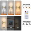 Plug in Wall Sconce Set of 2 - Small Gold