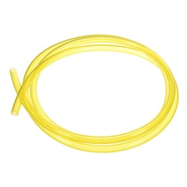 M METERXITY Tubing Carburetor Fuel Vent Line, 6mm(0.24") ID 8mm(0.31") OD 2m(7') Long Polyurethane Gas Oil Tube for ATV/Go Kart/Dirt Bike, Universal Petrol Pipe Replacement [Yellow]