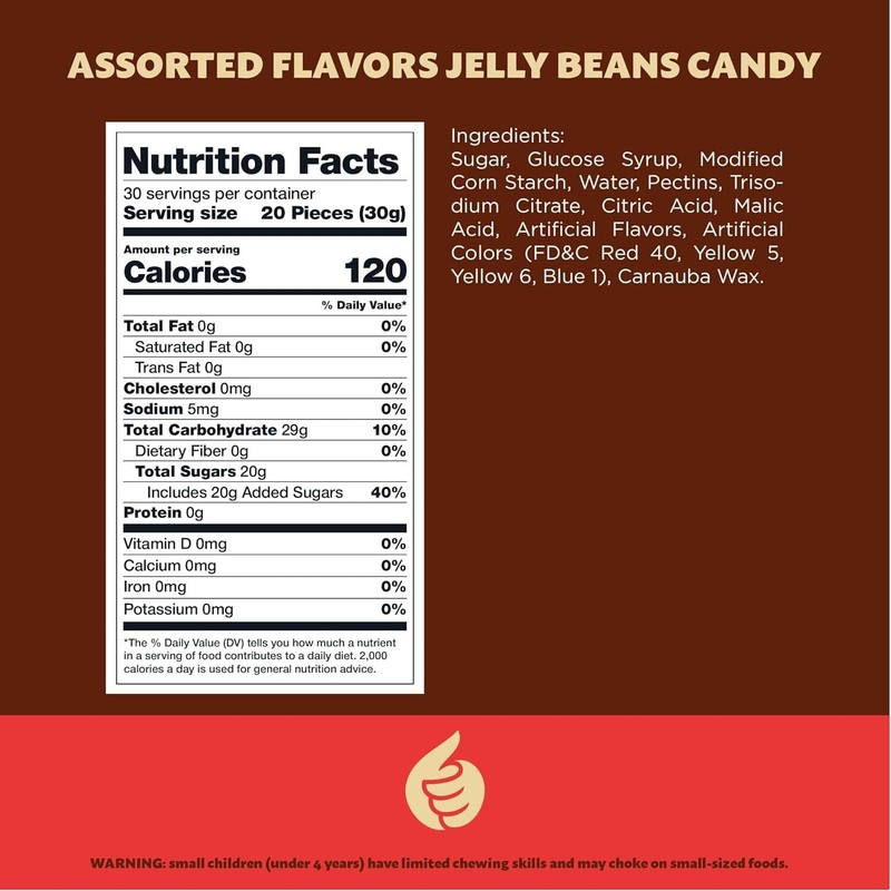 iLike! Jelly Beans Candy | 2-Pound Pack | Assorted Fruit