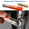 Bestgle Mini Ratchet Wrench with 10Pcs Screwdriver Bits Set, Right