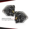 CROSSDESIGN Switchback LED Fog Lights w/Switch & Bezel Compatible with