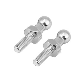 M6 Stainless Steel Ball Studs, 10MM Car Ball Stud Bolts, Fits Lift Supports Shocks Struts, 2 PCS