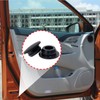 ONLYKXY 5 Pcs Black Silicone Round Snap in Type Locking