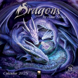 Dragons by Anne Stokes - Drachen von Anne Stokes 2025: Original Flame Tree Publishing-Kalender [Kalender] (Wall-Kalender)