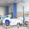 GSCDJCM 2pcs Portable Collapsible IV Pole Stand, Aluminum Alloy, 4