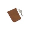 LEAS Snap Key Case Key Bell Genuine Leather, Cognac, Snap