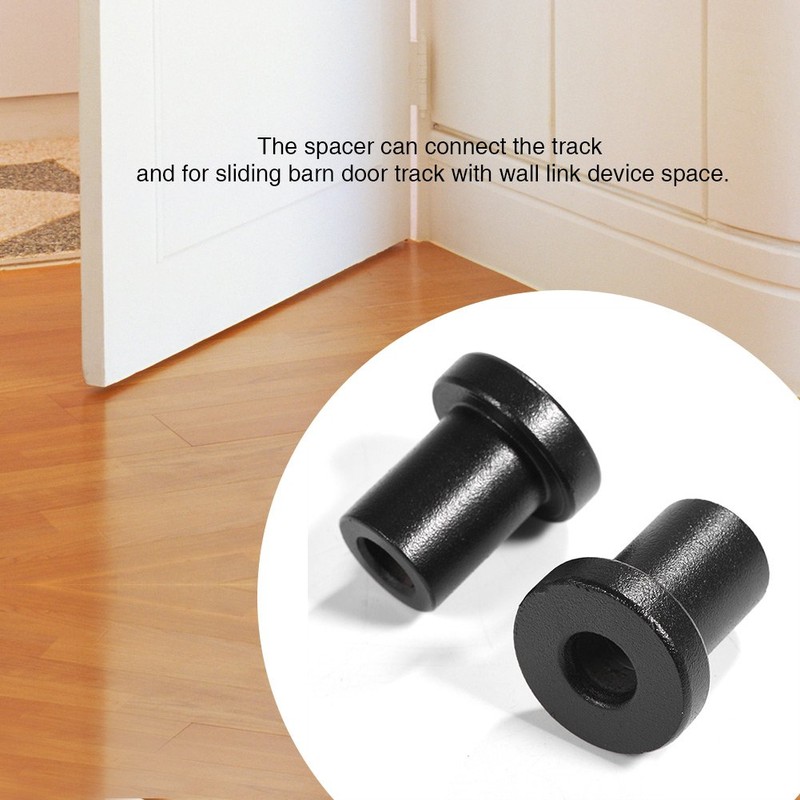 4 Pcs Wall Track Spacers Sliding Barn Door Hardware Rolling