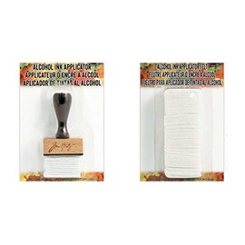 Alcohol Ink Applicator and Ink Applicator Felt Refill Bundle
