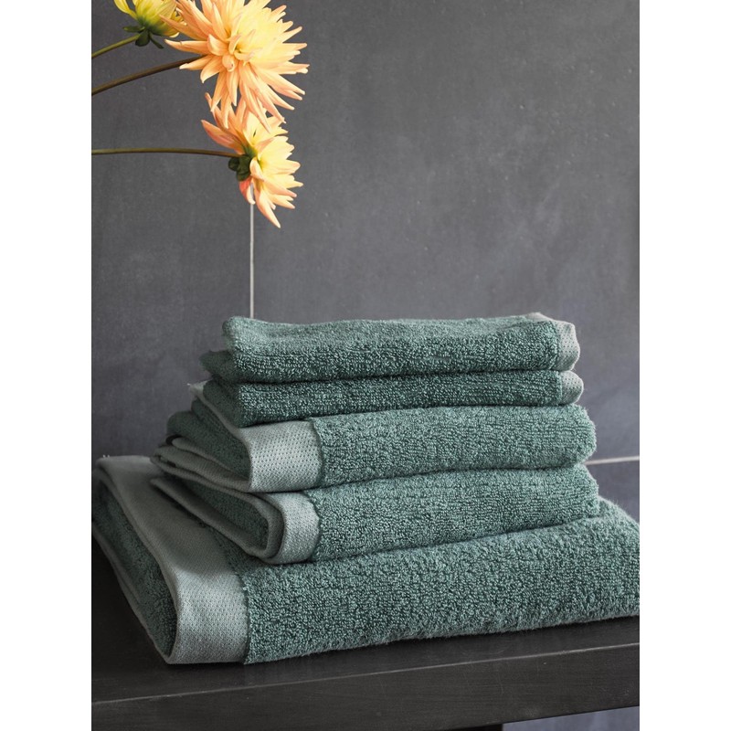 ESSENZA Connect Organic Lines 401065-202-010 Towel Plain Terry Cloth Green