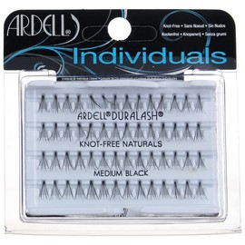 Ardell False Eyelashes Individual Duralash Natural Knot Free - Flared Medium (Pack of 56)
