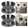 1 Pair 10 Inch NAB Hub Adapters Polished Aluminum Alloy