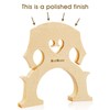 MorMoxe Cello Bridge 4/4 Size - Hand-Carved Maple, Direct Fit,