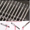 12 Pcs Hand Sewing Needles, Handle Sewing Needle Set, Assorted