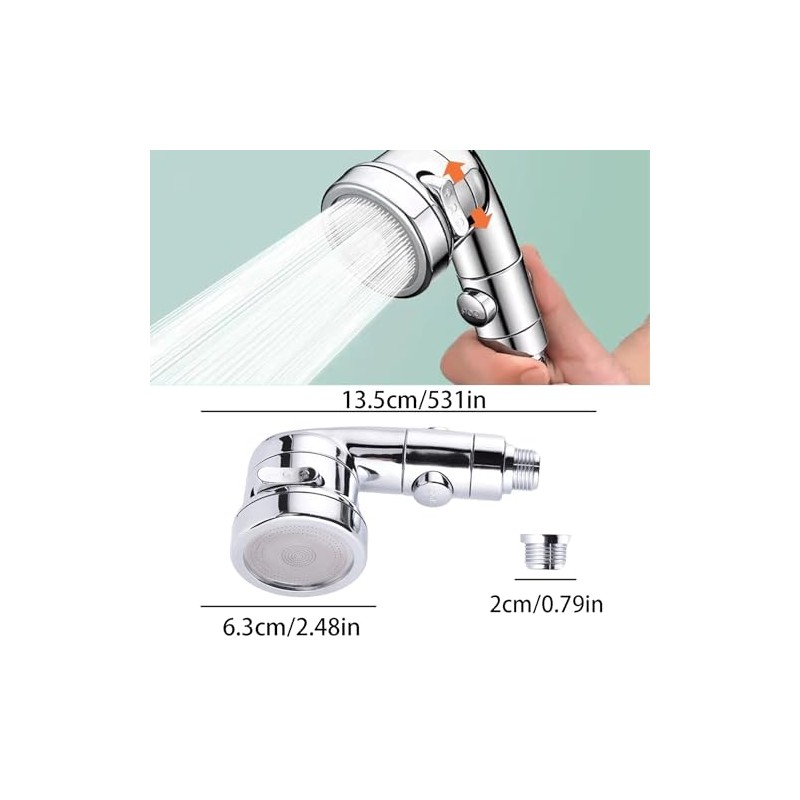 Sink Faucet Sprayer Attachment - Salon Shampoo Bowl Spray Head,