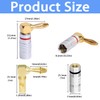 XINTAIHELE Speaker Wire Banana Plugs 90 Degree Speaker Banana Terminals