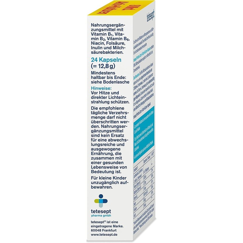 tetesept Proflora Darm Aktiv-Kulturen Kapseln - Nahrungsergänzungsmittel mit 8 Mrd.