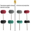 FPPO 100PCS Abrasive Buffing Polishing Wheel Set for Rotary Tool,Mini