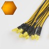 EDGELEC 50pcs 12 Volt 5mm Yellow LED Lights Emitting Diodes,