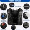 Running Vest Hydration Backpack Men Women, Lightweight Breathable Reflective Strips