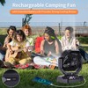AVV 20000mAh High Speed Portable Camping Rechargeable Fan with Remote