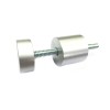 FixtureDisplays 4PK Aluminum Standoff Metal Standoffs 1/4"x20 Hardware for Glass
